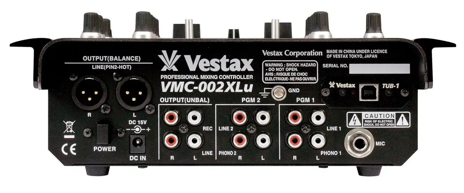 VESTAX ベスタクス VMC-004XLu TUB-1 4ch DJミキサー - DJ機器